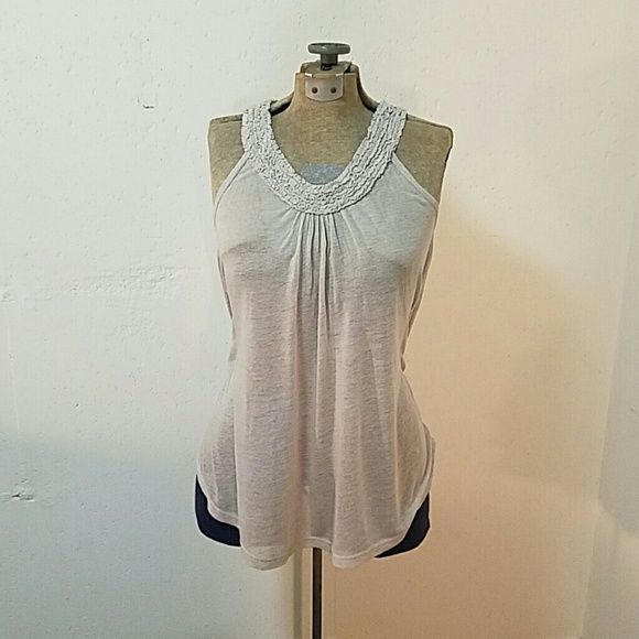 Anthropologie Tops - Mystree Gray Tank Top